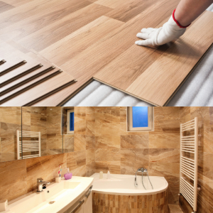 Aménagement de sol et salle de bain par l'artisan Mgeau à Pontoise (95)